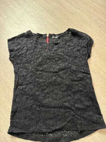 TEE shirt dentelle noire pimkie ts