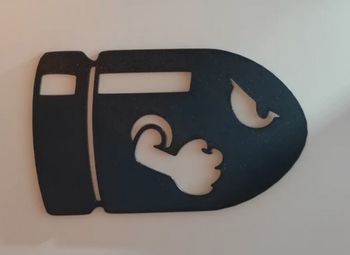 La déco murale BULLET BILL mario