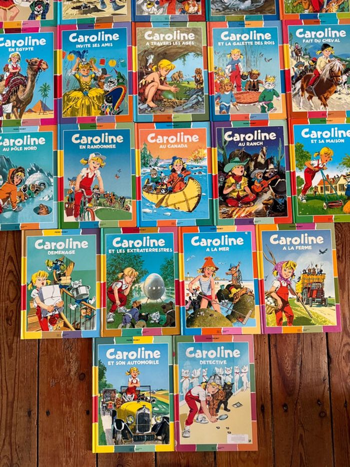 Bon état - lot incroyable de 21 titres collection Caroline livres bd albums couleurs - photo numéro 2
