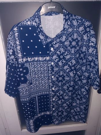 Chemise à motifs cachemire taille 1XL