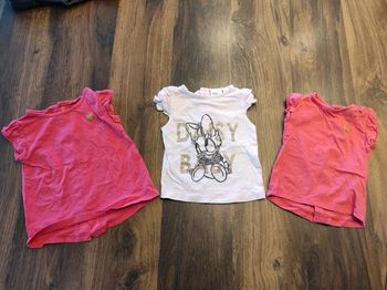 Lot t-shirts fille 3 mois