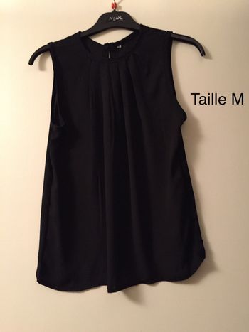 Top noir Taille M