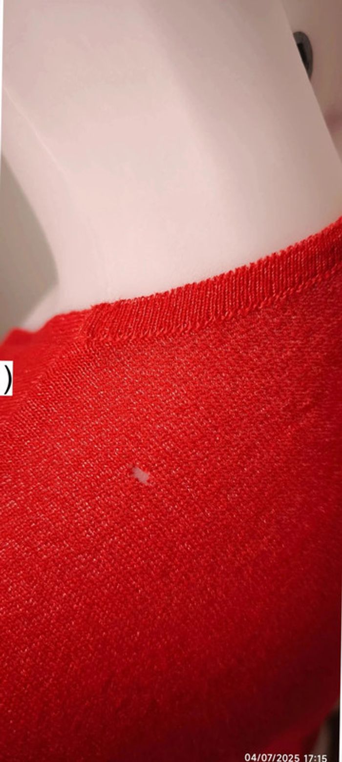 Haut Mango Femme Taille M Rouge - photo numéro 5