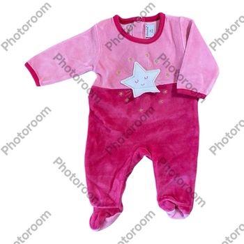 Absorba Pyjama Grenouillère rose/fuchsia Taille 1 mois