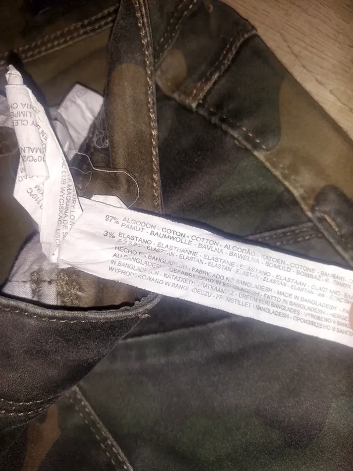 Pantalon militaire slim T.38 - Zara - photo numéro 6