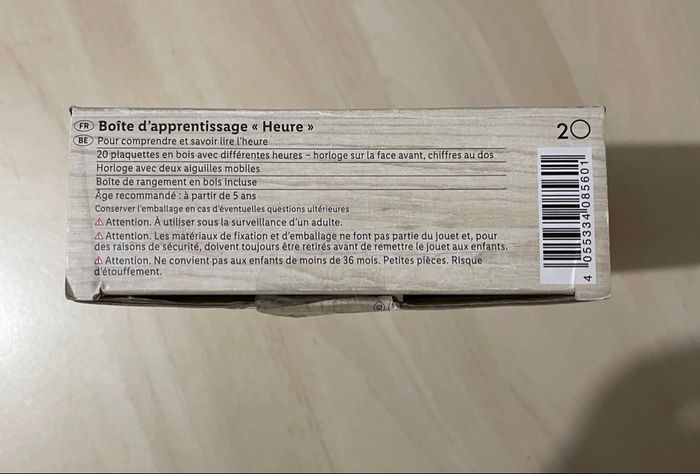Boîte apprentissage heure 5 ans+ - photo numéro 2