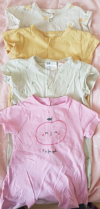 Lot de 4 pyjamas Été en coton