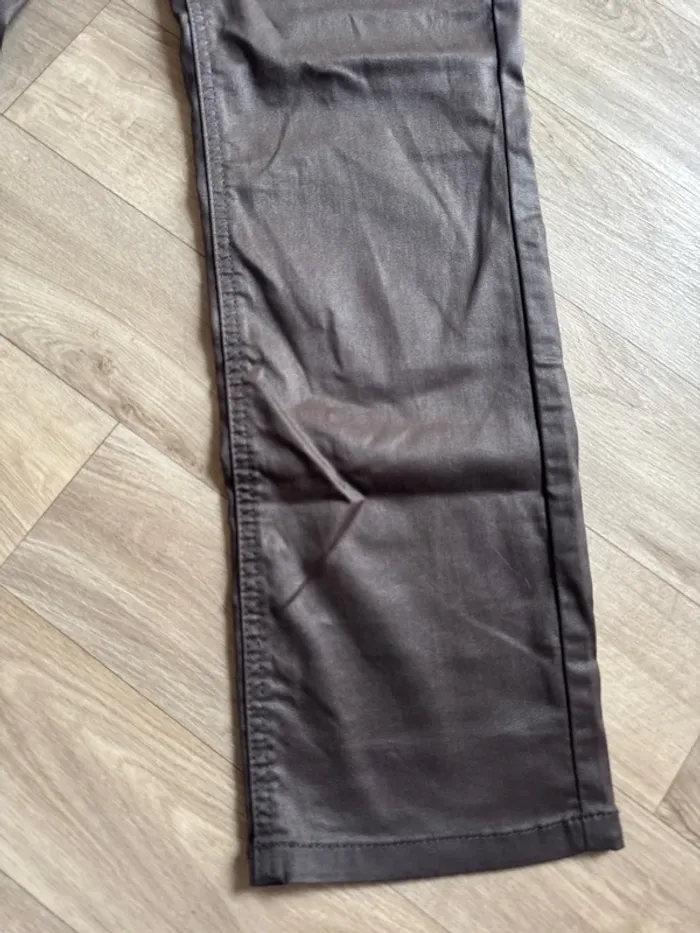 Pantalon marron similicuir Cache Cache - photo numéro 6