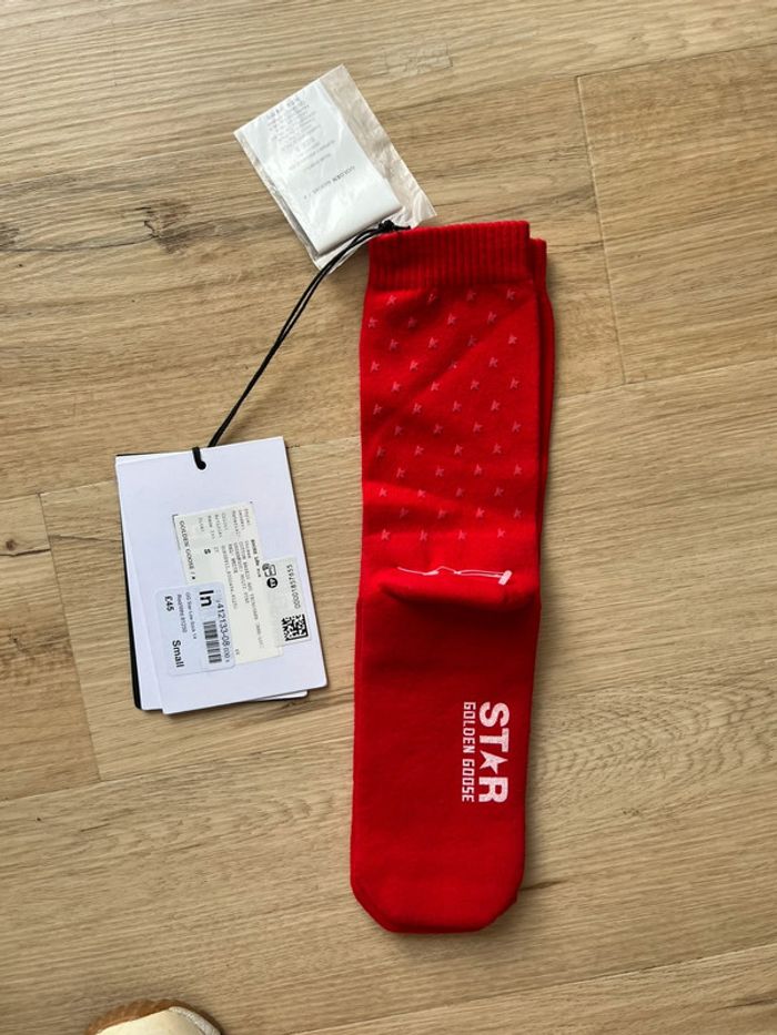 Chaussettes Golden Goose Red 35-38