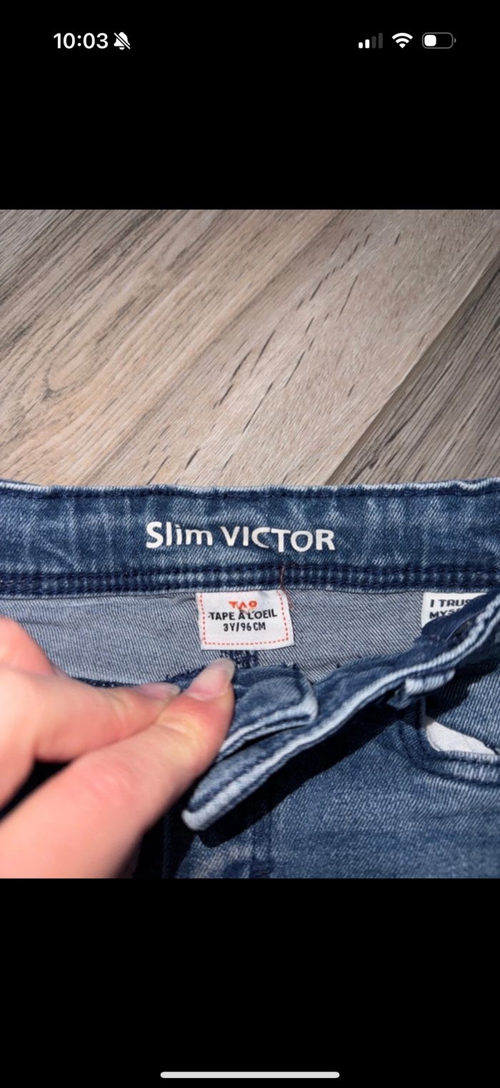 Jean slim garçon tape à l’œil - photo numéro 2