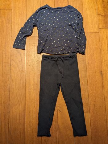 Ensemble fille monoprix coton bio