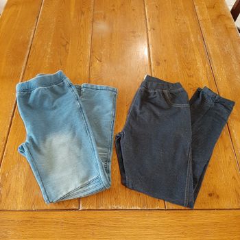 Lot 2 jeggings Fille Pepperts et Epop 8-10 ans