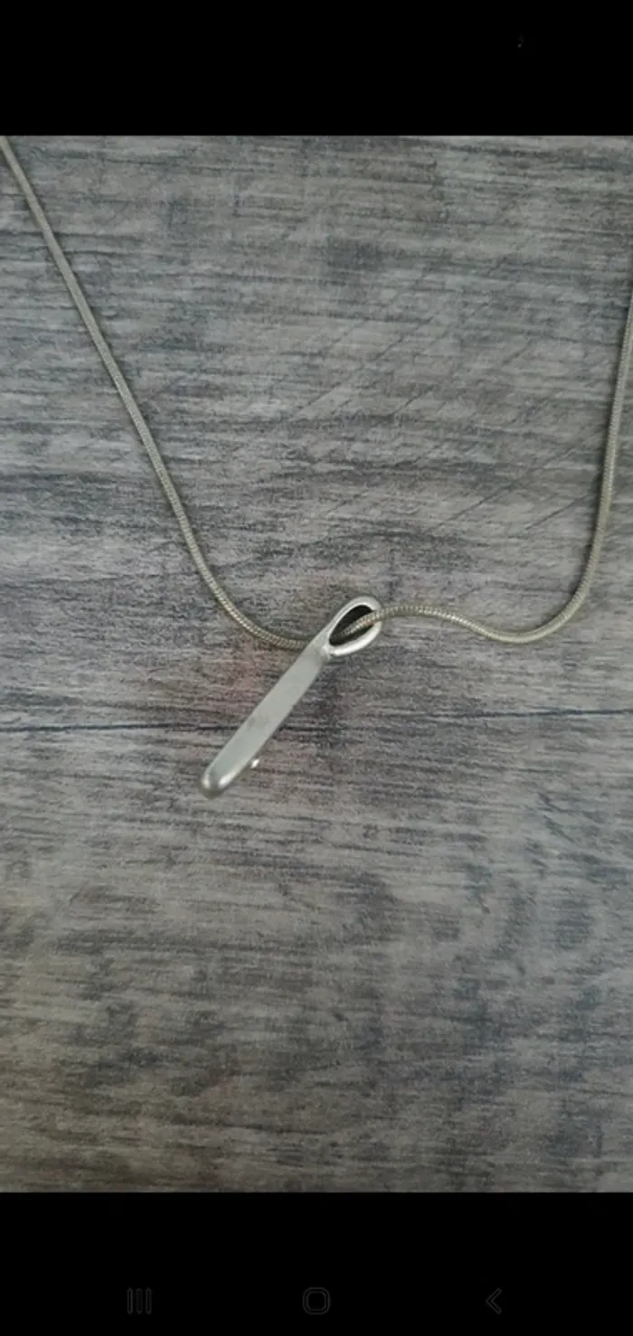 Collier + pendentif rouge et coeur - photo numéro 4