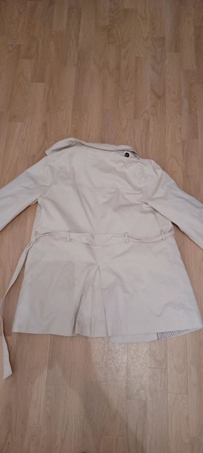 Manteau long couleur crème - photo numéro 2