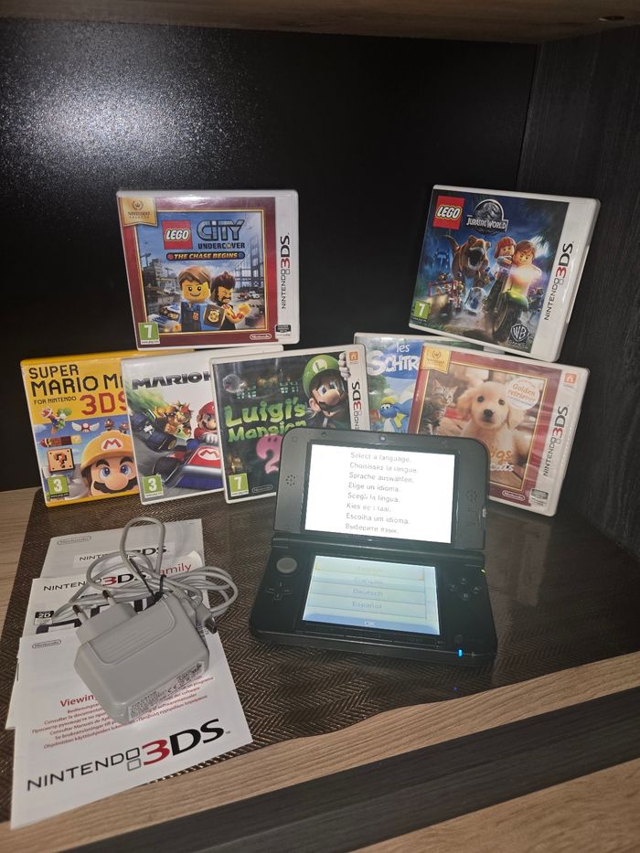 Pack console Nitendo 3ds XL noire - photo numéro 2