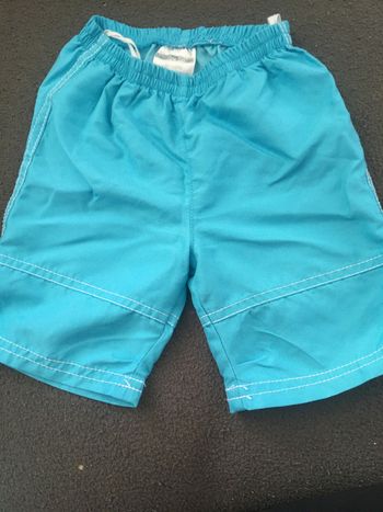 Short garçon bleu 18 mois