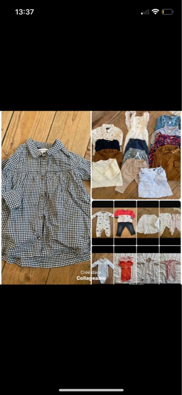 Lot bébé fille 6 mois
