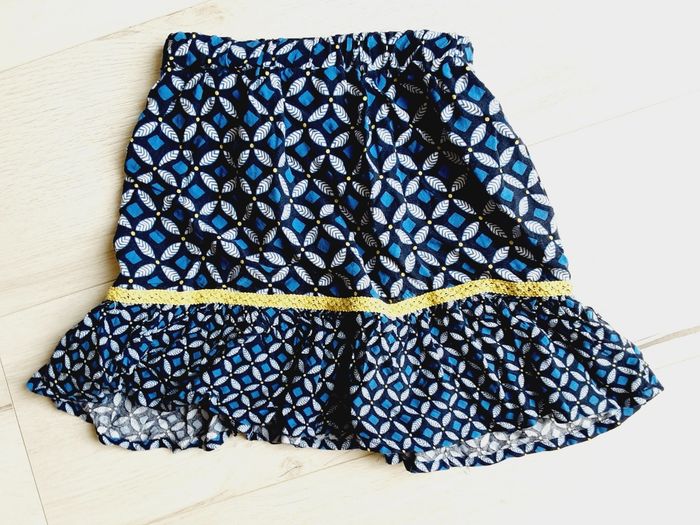 Vêtement fille jupe bleue 8 ans - photo numéro 3