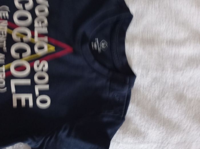 Marc grain du blé taille 18 mois 80 cm pull bleu avec du pression sur l'épaule super polo super petit pull à manches longues - photo numéro 5