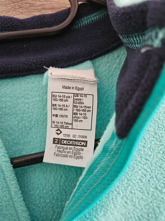 Veste polaire quechua 14 15 ans - photo numéro 3