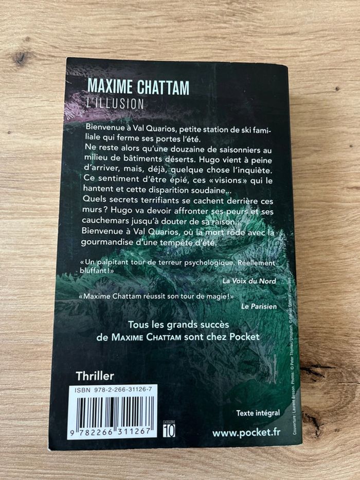 L’illusion - Maxime Chattam - photo numéro 2