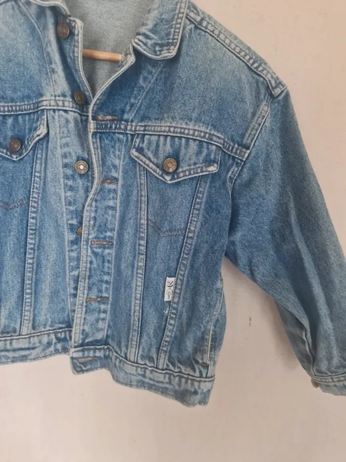 Veste en jeans vintage année 90s marque z 10 ans - photo numéro 2