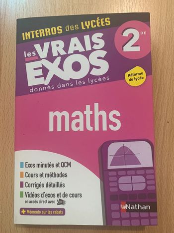 Livre Maths Seconde