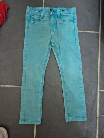 Pantalon jeans turquoise