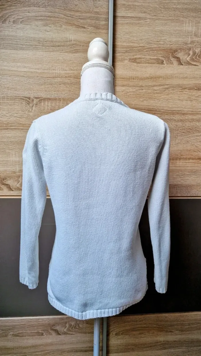 Pull blanc - photo numéro 4