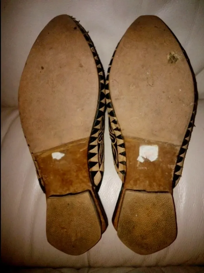 Babouches tt cuir 38 - photo numéro 4
