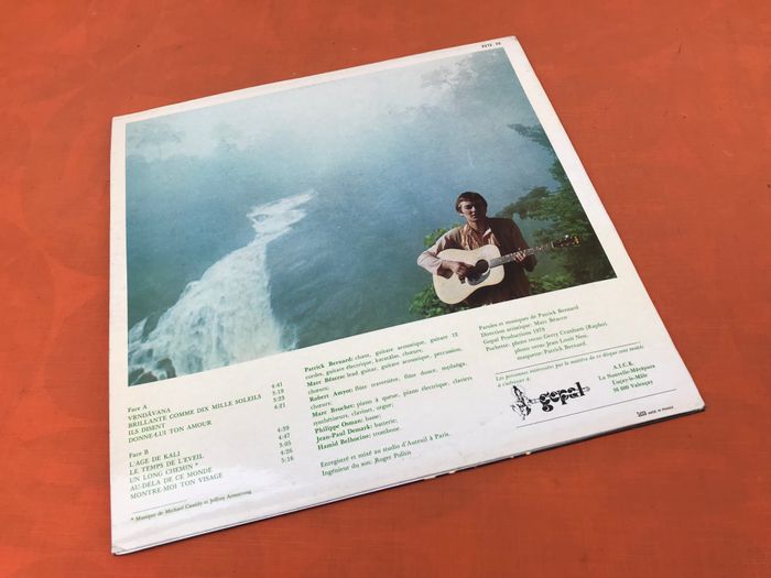 Vinyle 33 tours Patrick Bernard Montre-moi ton visage (1979) Gopal 221278 - photo numéro 5