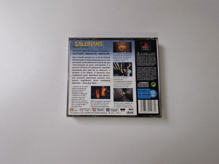 Jeux Ps1 Playstation 1 Galerians incomplet - photo numéro 4