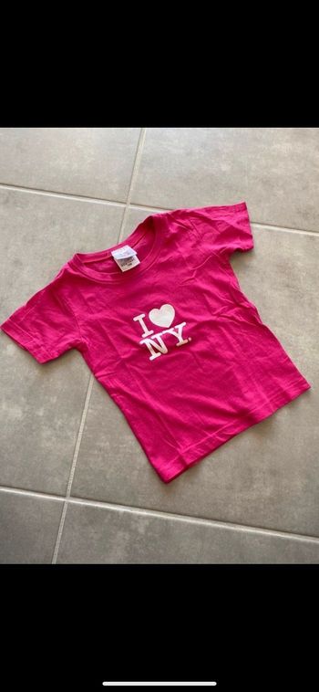 Tee shirt manches courtes love New York 24/36 mois
