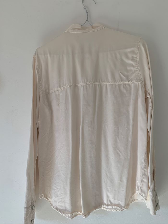 Chemise écru Zara - photo numéro 6