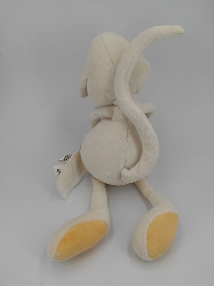 Doudou Souris blanc crème Marese - photo numéro 3