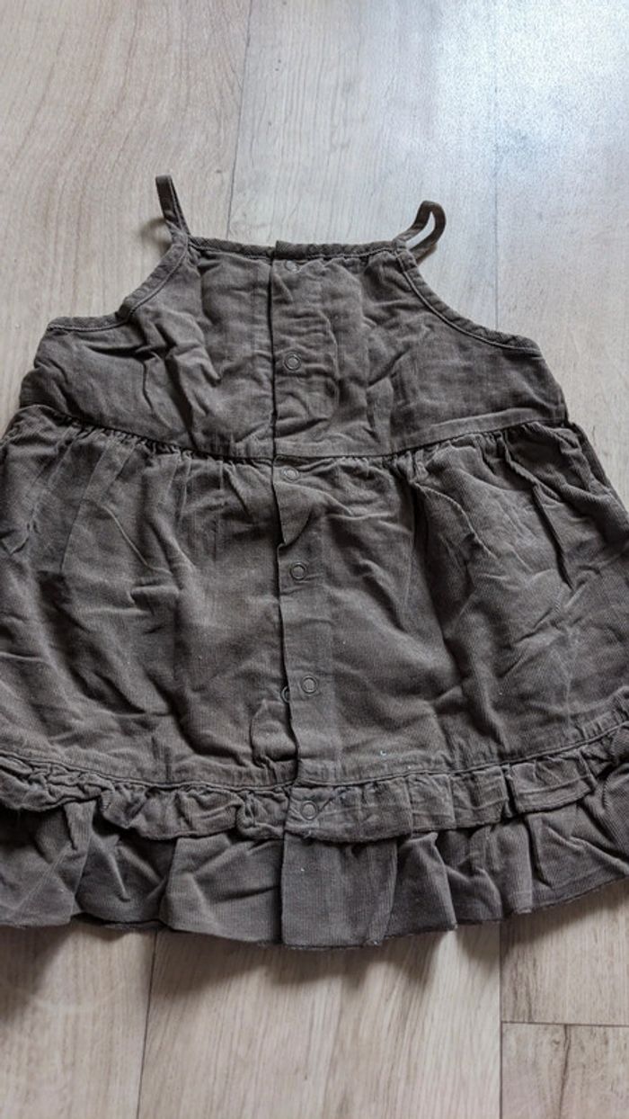 Robe marron et Rose les bébés sont comme ça 18 Mois - photo numéro 5