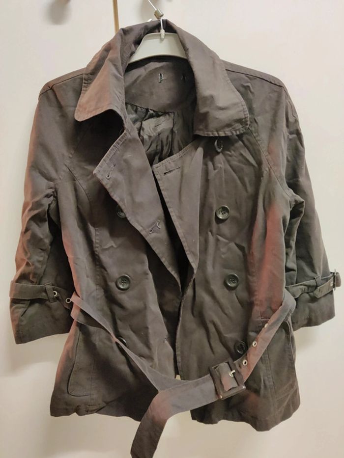 Trench kaki