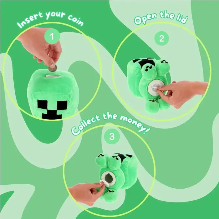 Tirelire minecraft Creeper - photo numéro 4