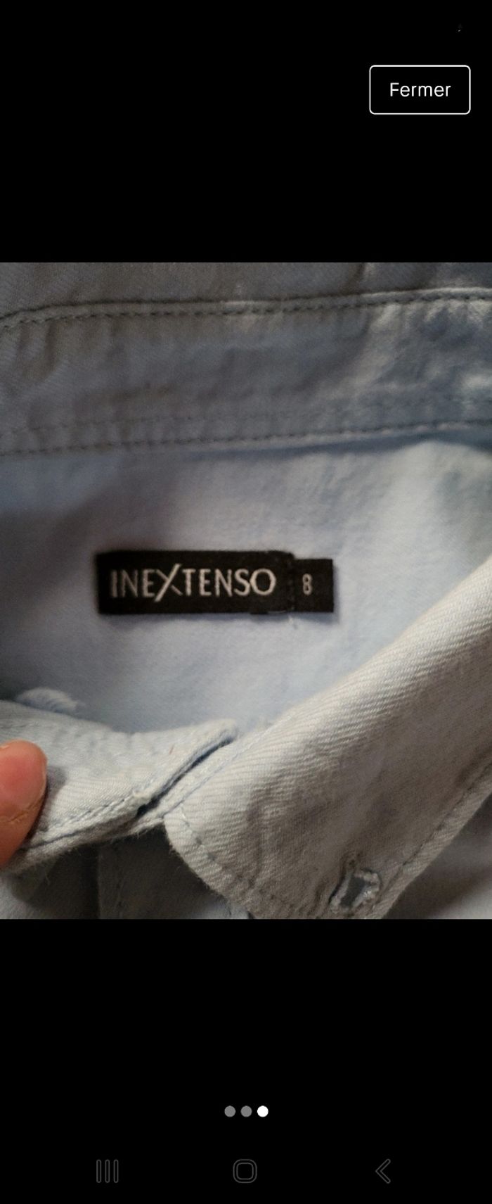 Chemise bleu clair - photo numéro 3