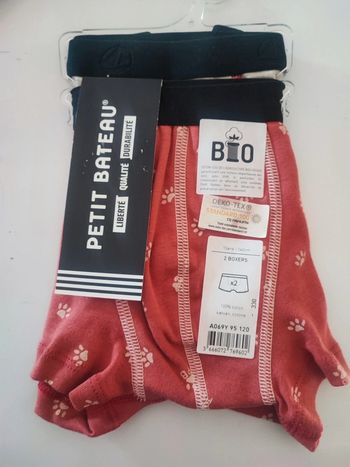Lot de 2 boxers Petit bateau