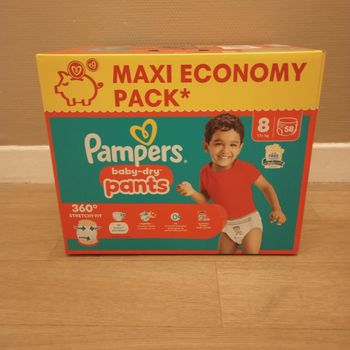 Pampers baby dry Pants taille 8 (58 couches)