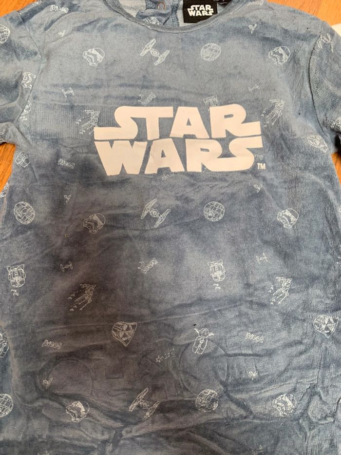 Lot 2 pyjamas Star Wars 24 mois - photo numéro 2