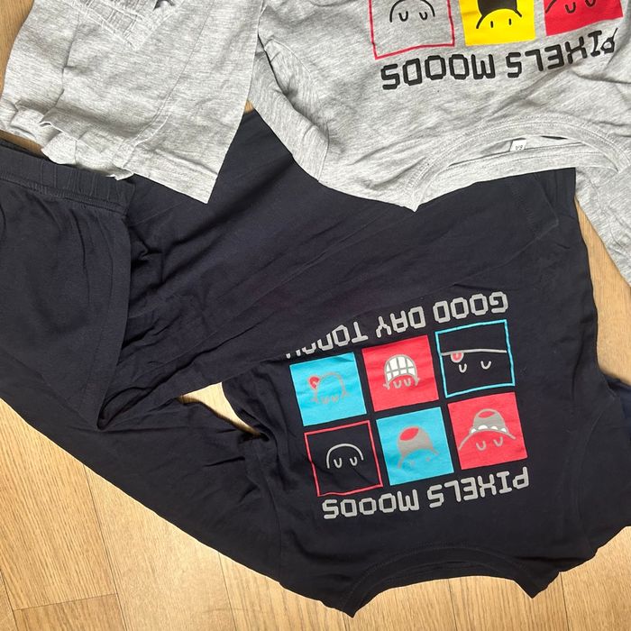 Lot 3 pyjamas long garcon en coton 6ans - photo numéro 4