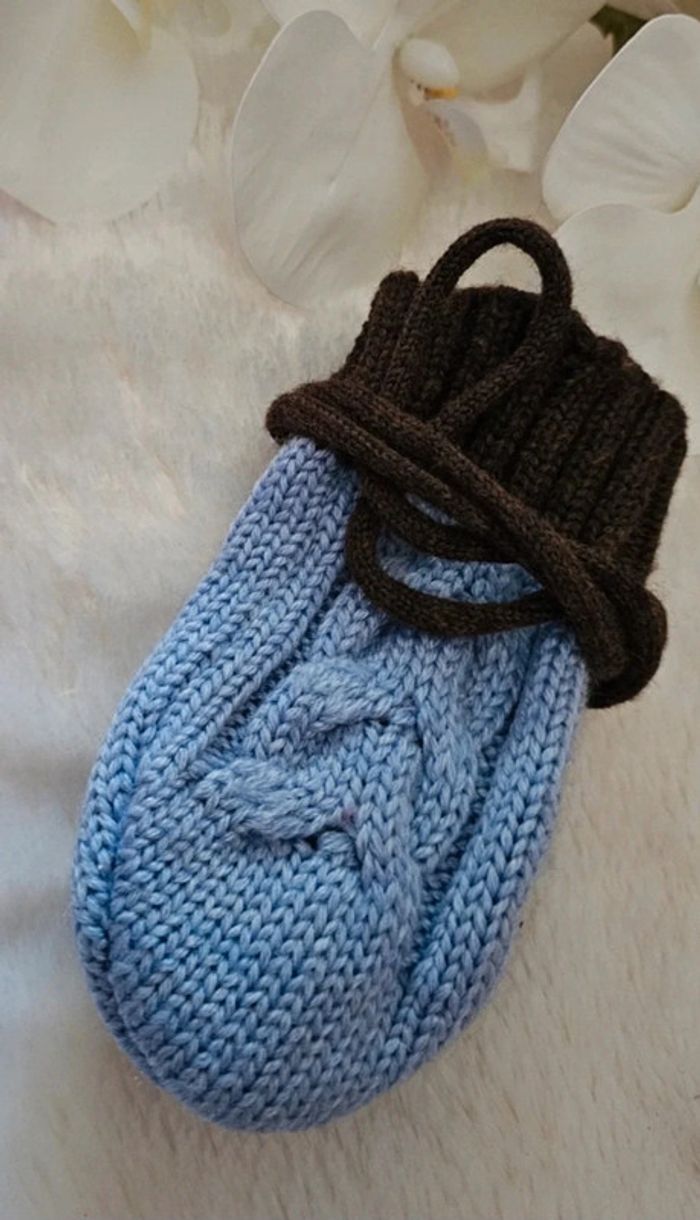 Moufles Gants laine Jacadi Taille 1 - photo numéro 2