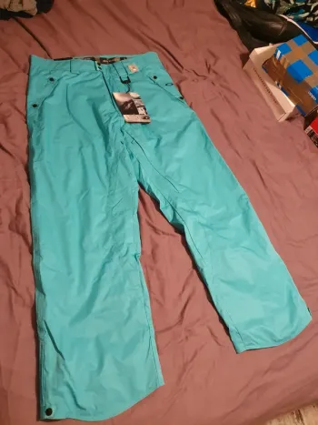Pantalon ski Oakley bleu turquoise neuf