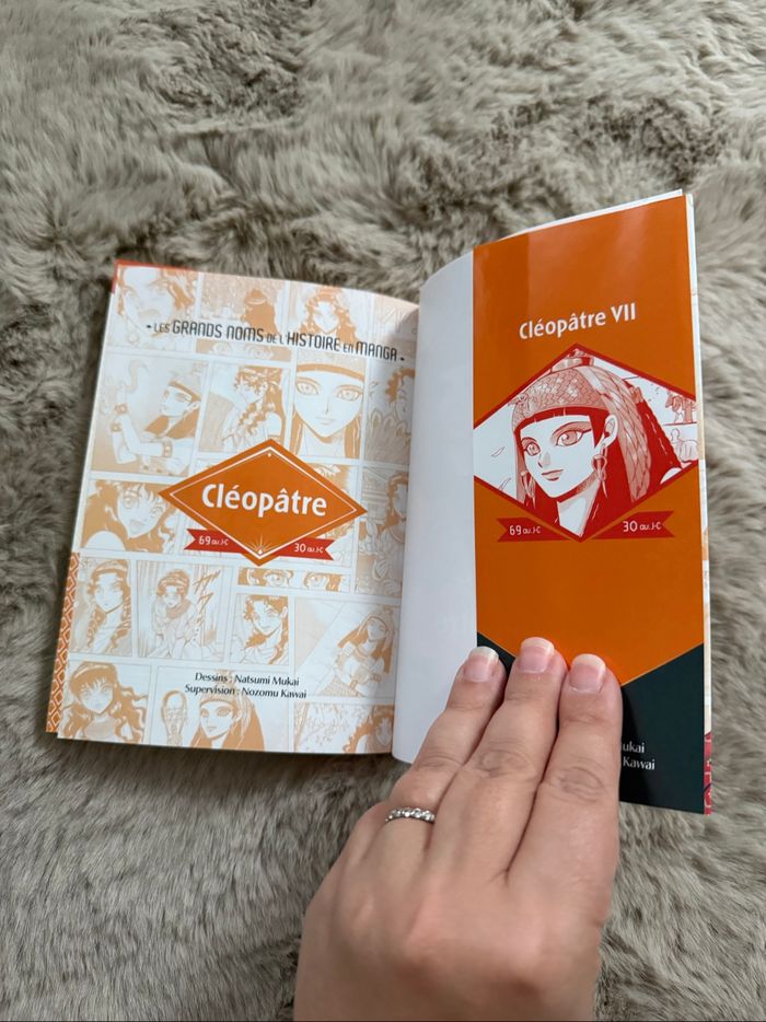 Les grands noms de l’histoire en Manga Cleopatre - photo numéro 7