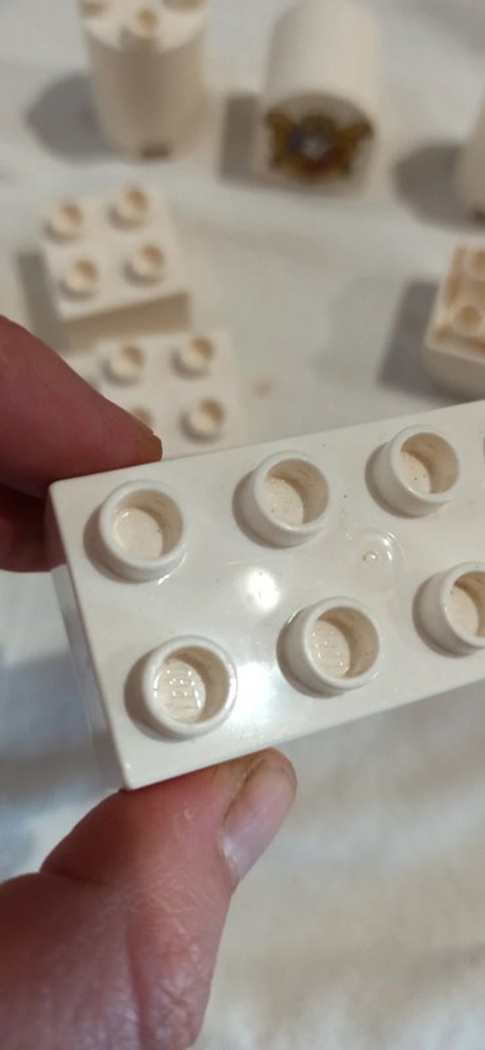 Briques lego duplo blanches - photo numéro 3