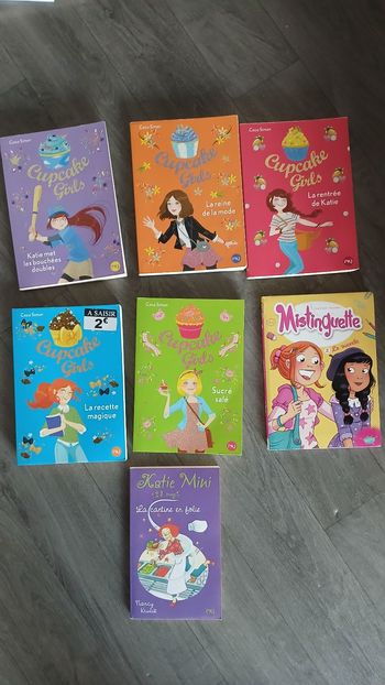 Lot de livres cupcake girls