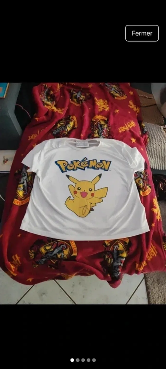 T-shirt Pokémon taille 40