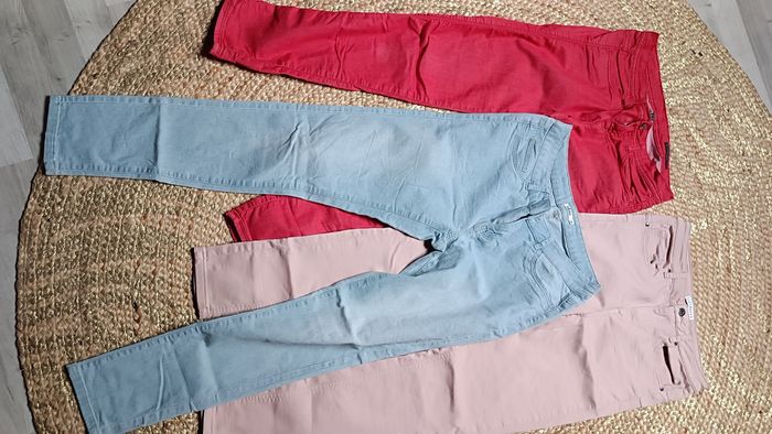 Lot de 3 jeans pantalons femme 38 🌿 - photo numéro 2